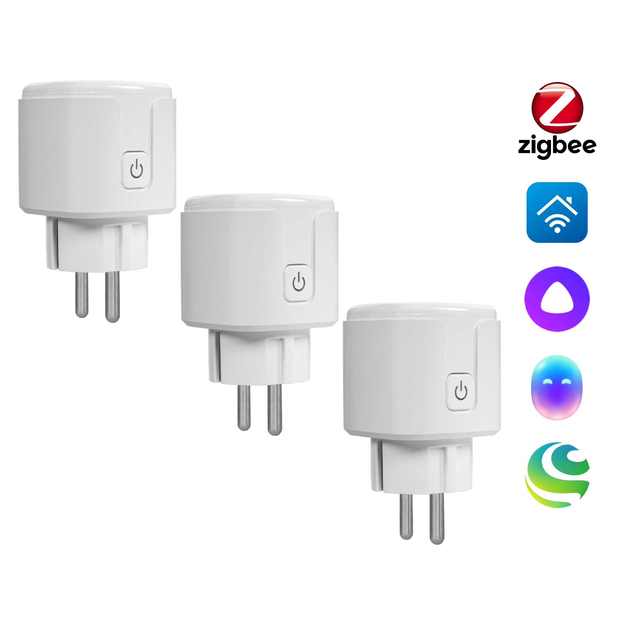 Комплект из 3 умных розеток HOMMYN 3RKNZ02