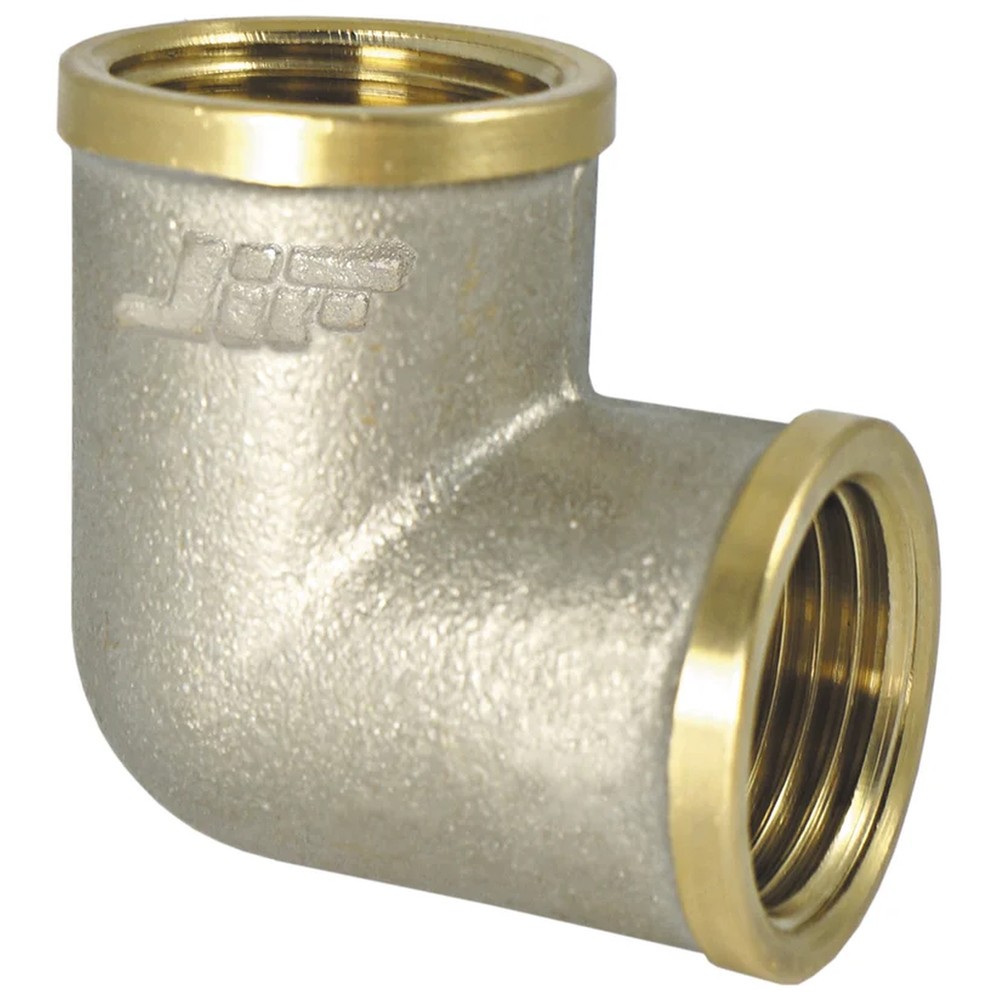 Угольник латунный JIF 1 1/2 внутренняя-внутренняя резьба 230