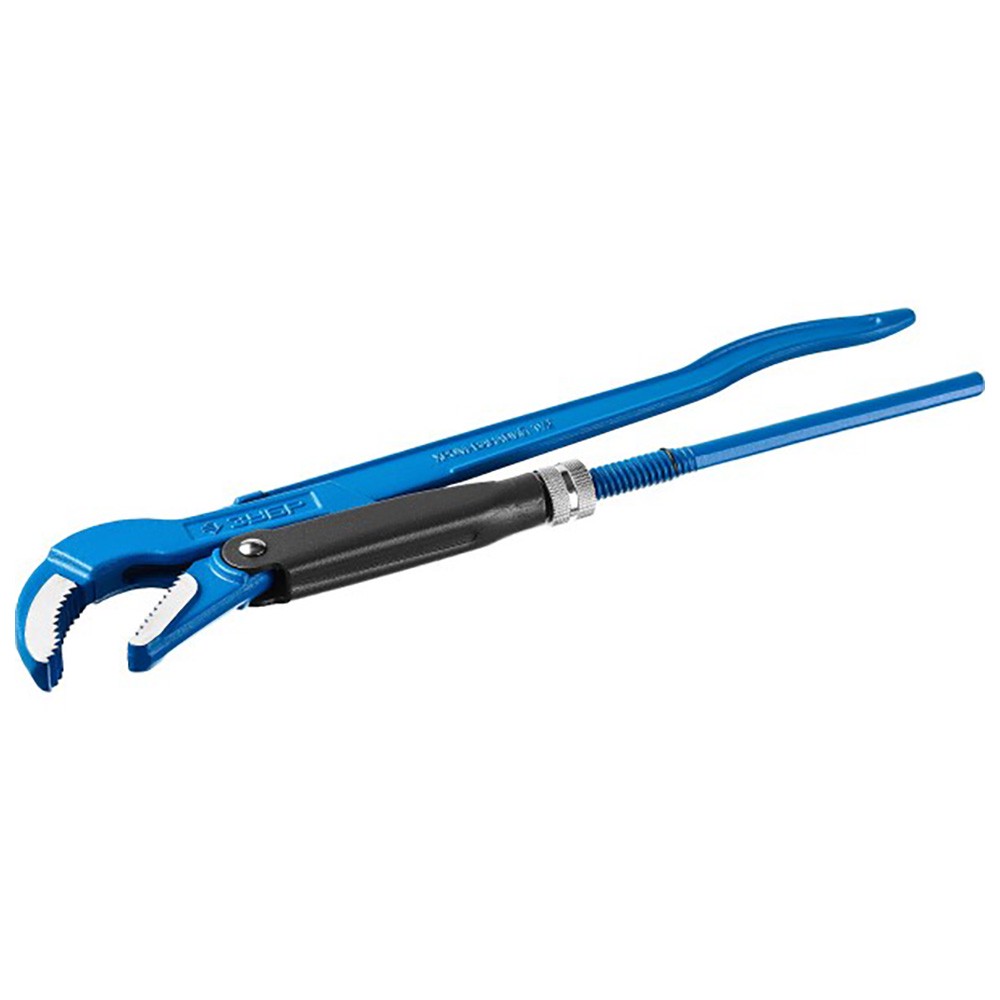 Ключ трубный рычажный ЗУБР Эксперт №2 1.5 дюйма изогнутые губки 2733-2