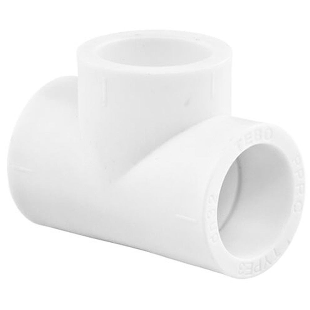 Тройник TEBO PP-R 160х1/2 белый 030040112
