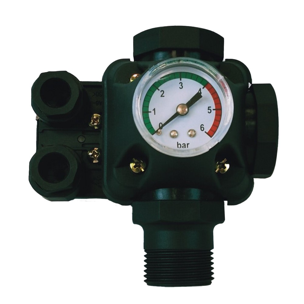 Реле давления BELAMOS PR-10 с манометром и 3-ходовым штуцером 1717919