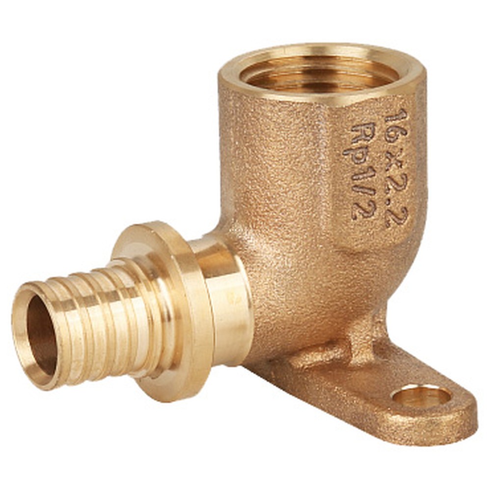 Угольник аксиальный настенный Gappo бронзовый 20 мм x 1/2 ВР 1441645