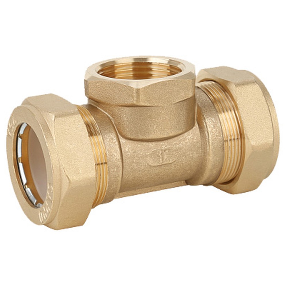 Тройник обжимной Gappo с внутренней резьбой 20х3/4х20 мм НС-1441574