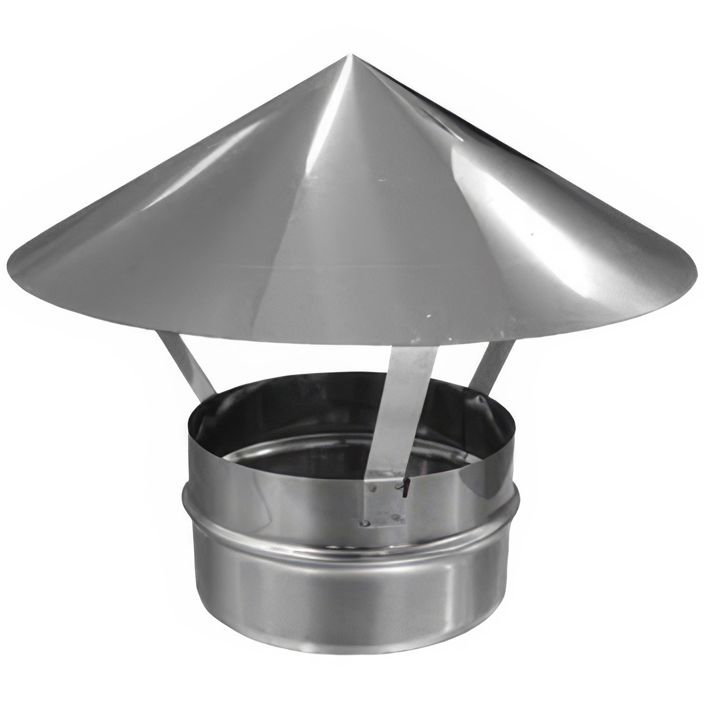 Зонт вентиляционный Неоклимат круглый оцинкованный 100 мм НС-1286722