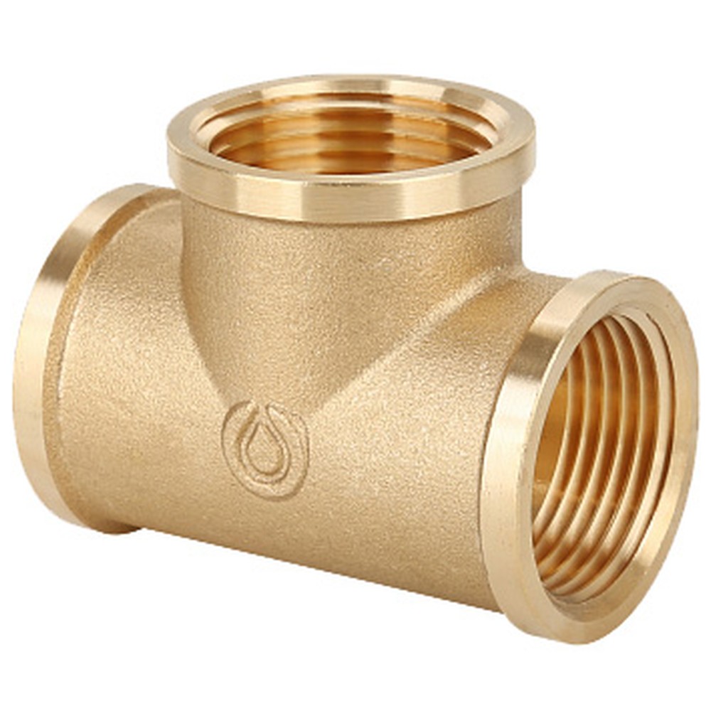 Тройник латунный Gappo 1 1/4x1x1 1/4 ВР-ВР-ВР G852-545