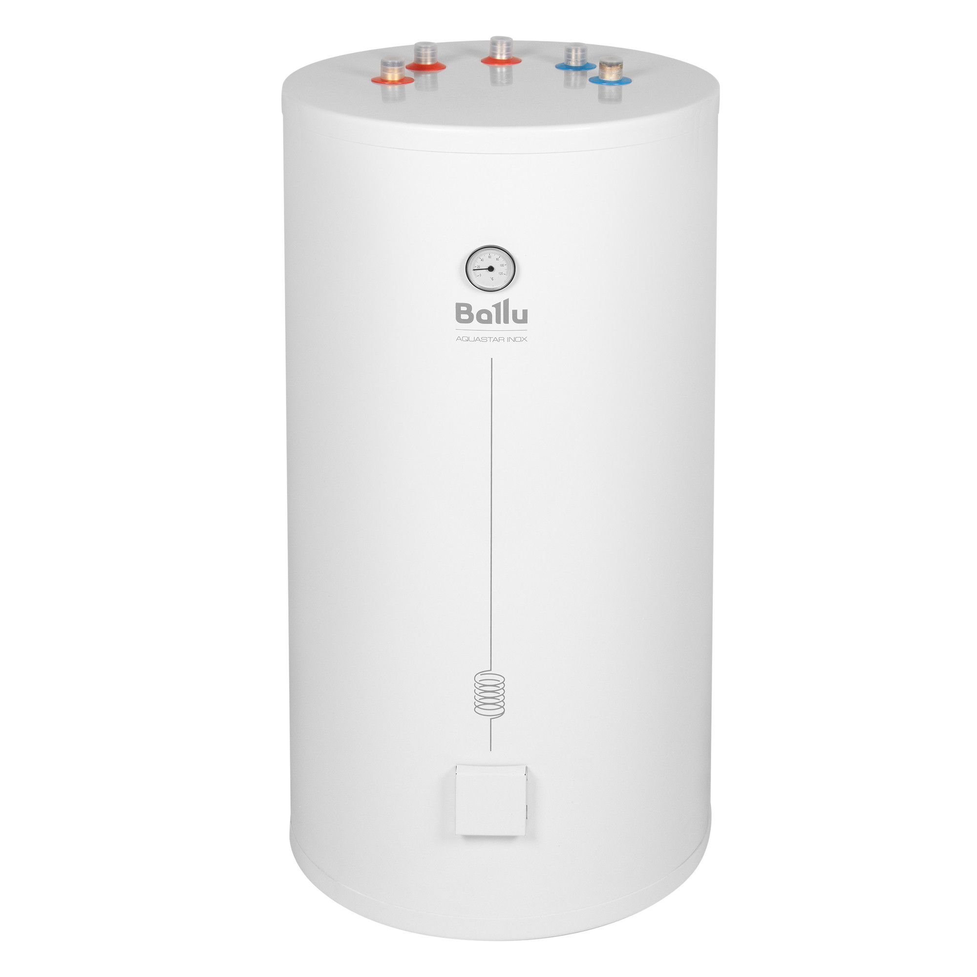 Бойлер косвенного нагрева Ballu AQUASTAR INOX-T 150 л напольный верхнее подключение ASWX-T 150