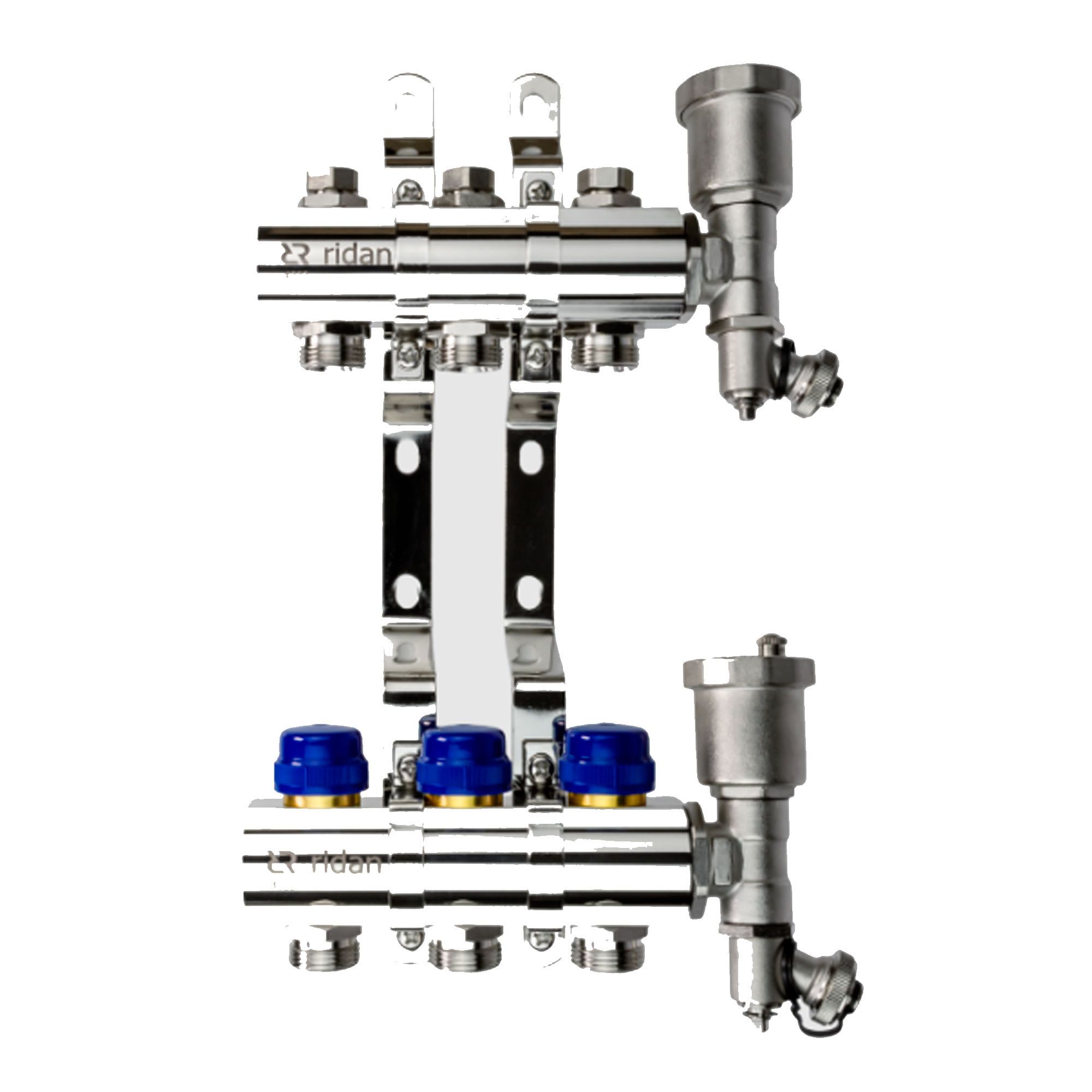 Комплект коллекторов Ридан FHF-10R set 10 контуров 088U0710R