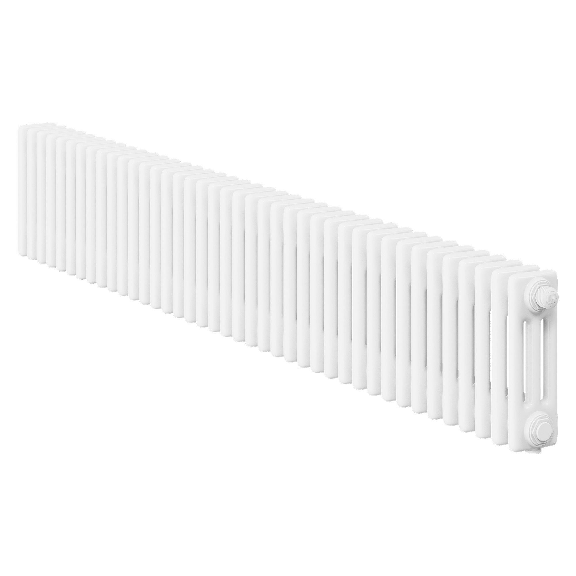Дизайн-радиатор Royal Thermo Insignia R VC3030 34 секции нижнее подключение RAL9016 InR-VC3030.34.9016