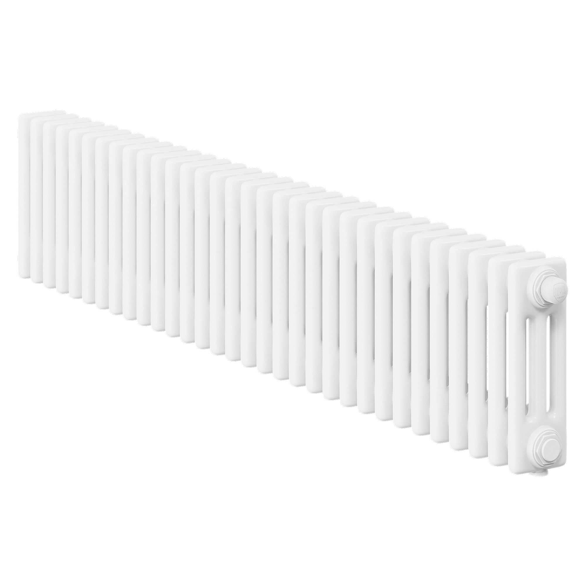 Дизайн-радиатор Royal Thermo Insignia R VC3030 42 секции нижнее подключение RAL9016 InR-VC3030.42.9016