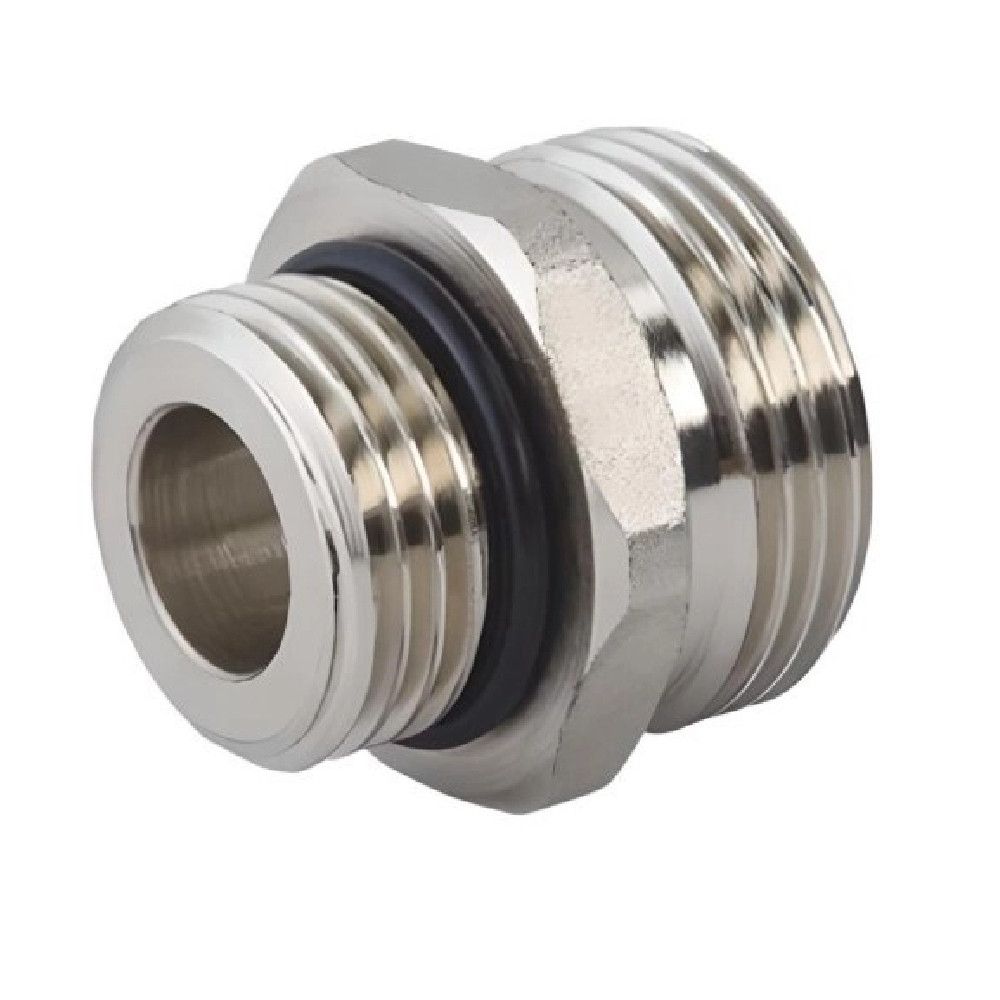 Ниппель переходной VIEIR 1/2x3/4 с уплотнительным кольцом VR1113