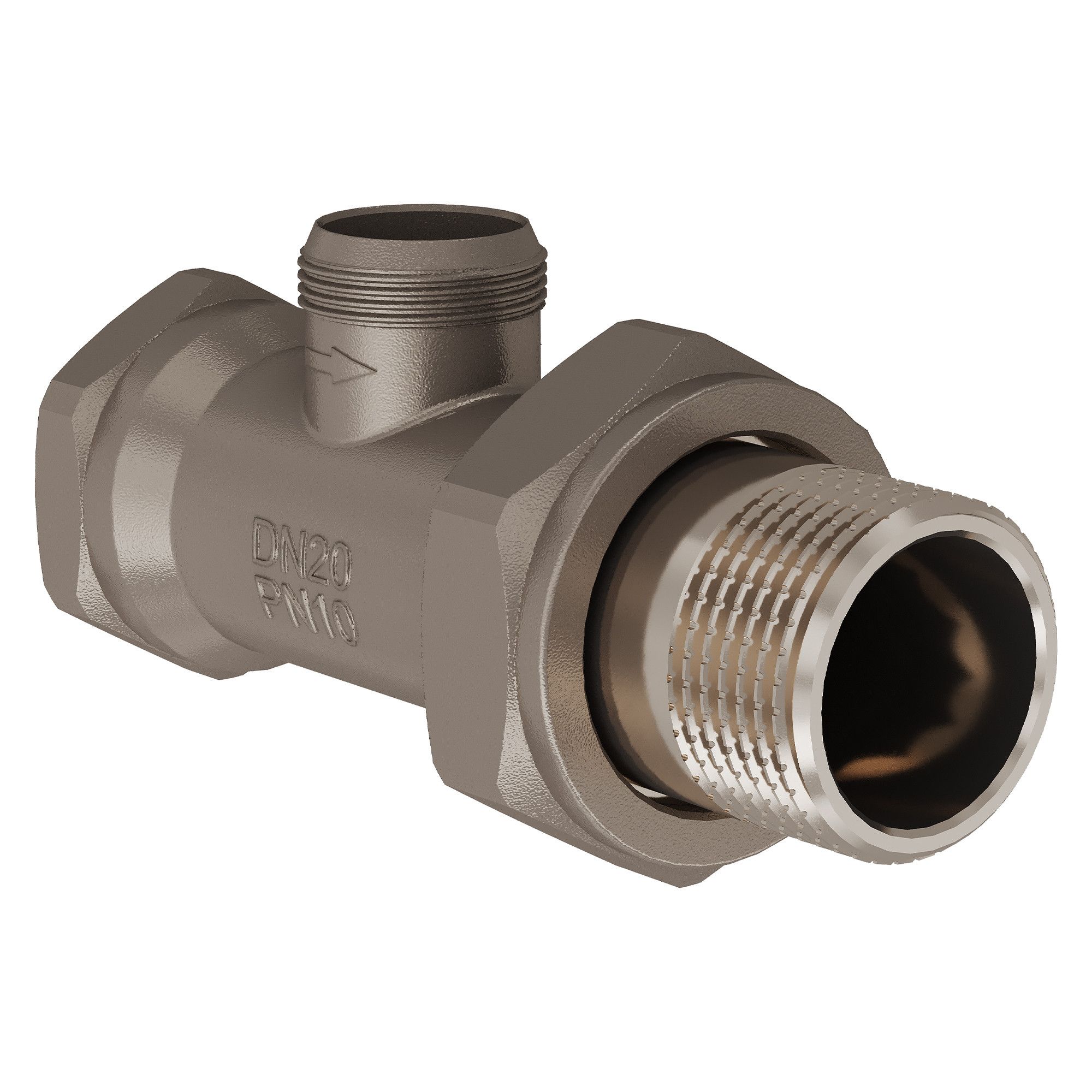 Клапан запорный прямой Royal Thermo 3/4"