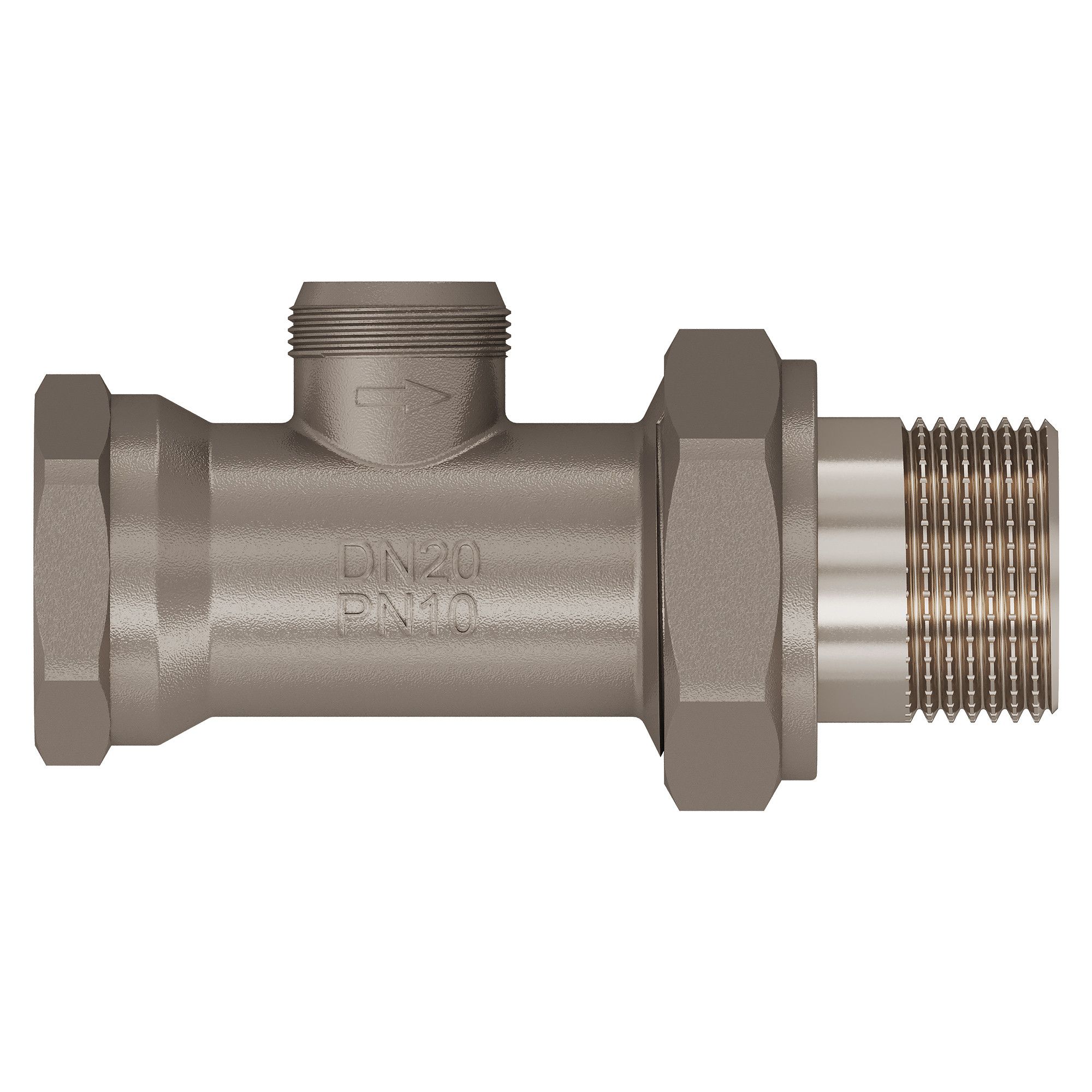 Клапан запорный прямой Royal Thermo 3/4"
