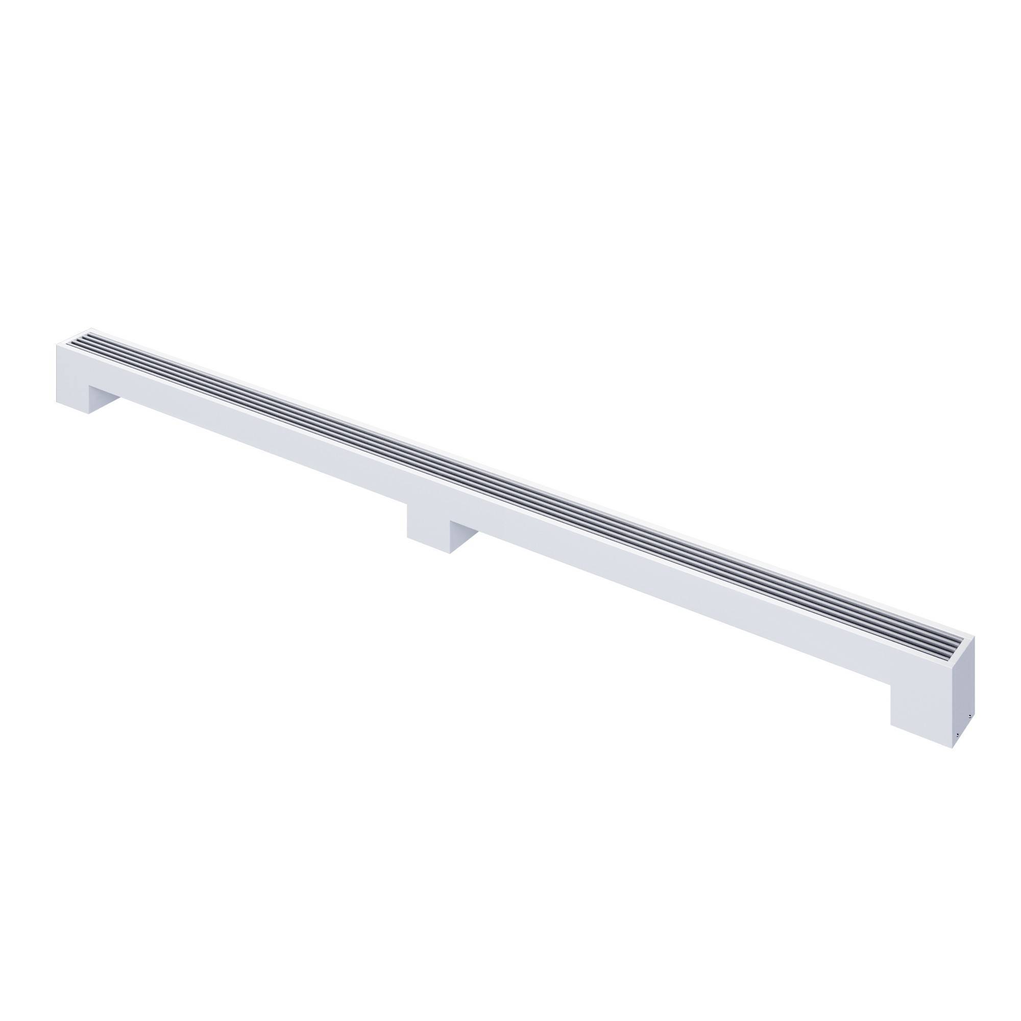 Конвектор напольный Royal Thermo STEP 80x130x3000 мм White Traffic НС-1608174