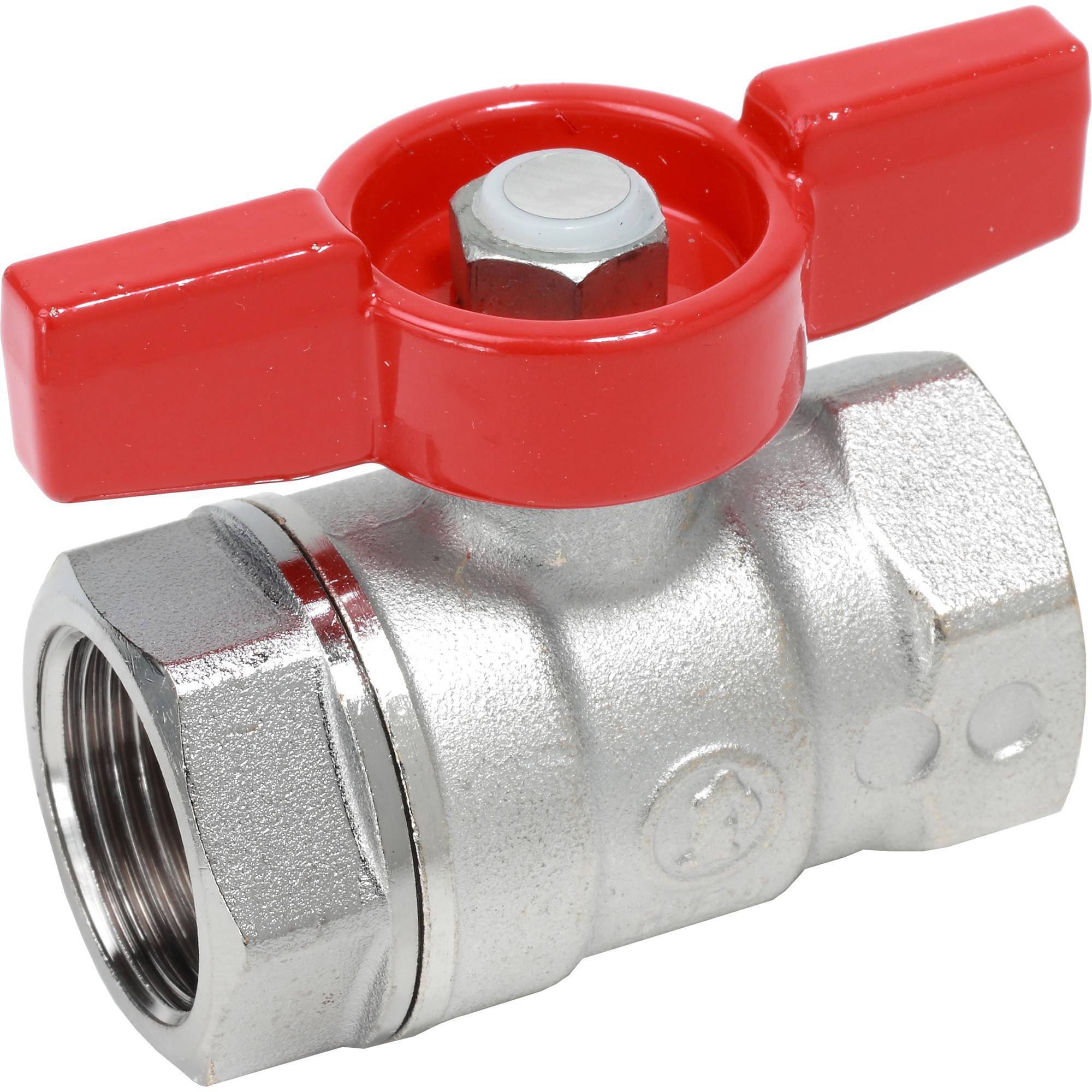 Кран шаровой Giacomini R251 1/2 дюйма ВВ ручка-бабочка R251X003