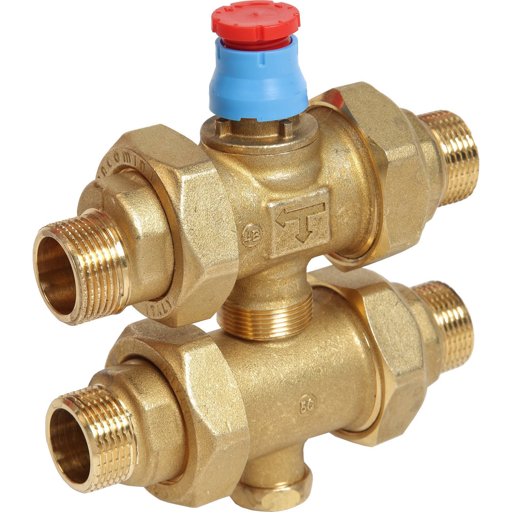 Клапан зональный трехходовой вентильный Giacomini с эксцентриками 1 R292EY005