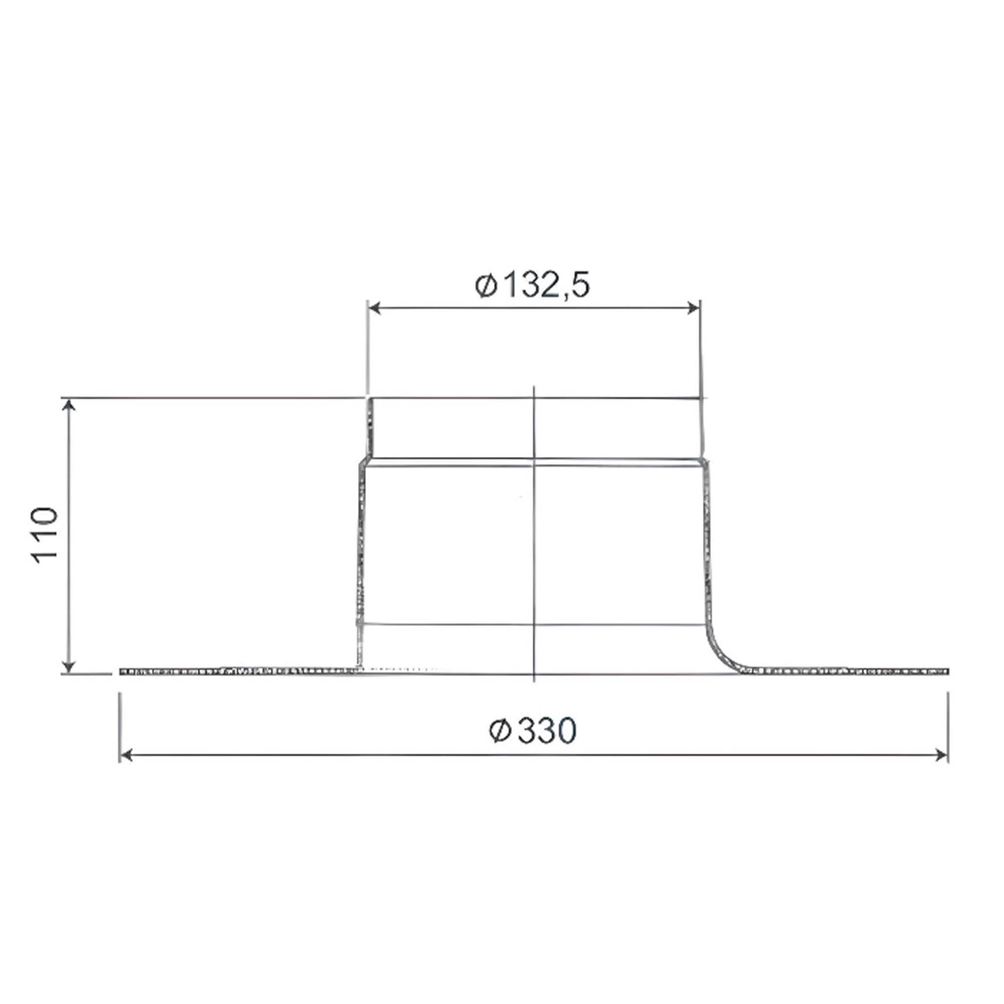 Манжета кровельная Royal Thermo для горизонтальной крыши RTF05.005
