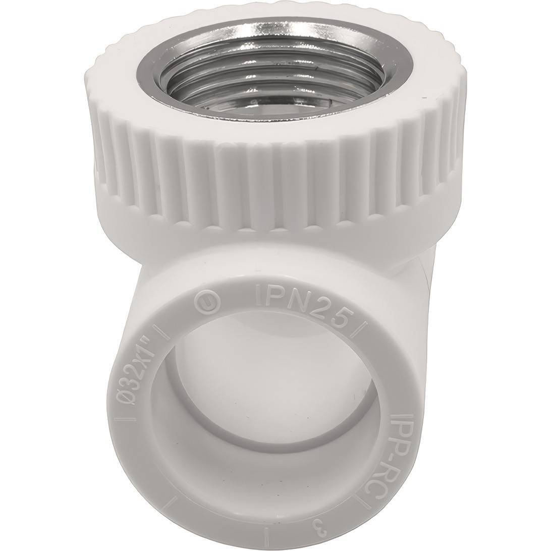Тройник комбинированный THERMOLIGHT PP-R 32х3/4х32 мм ВР белый НС-1620589