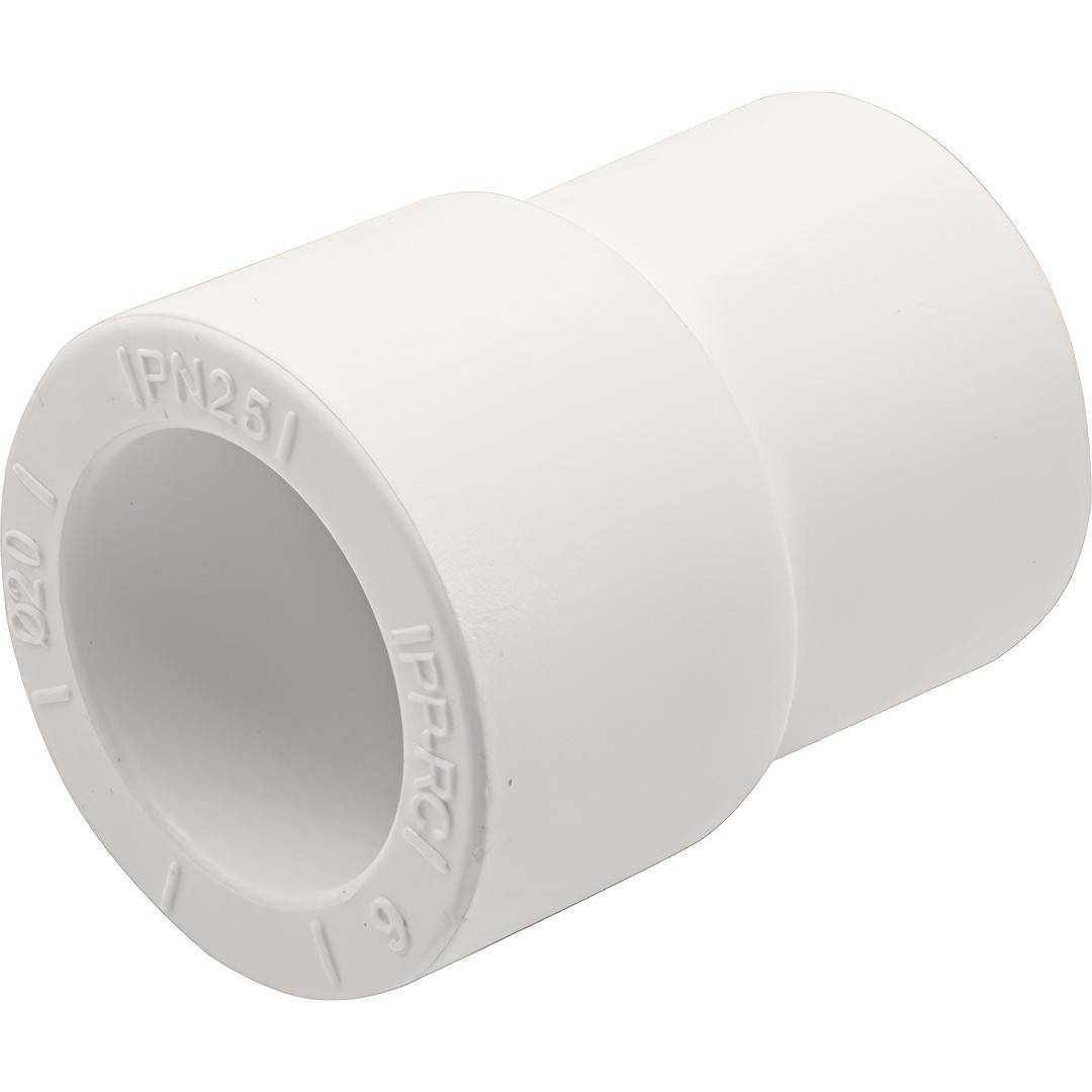 Муфта переходная PP-R Thermolight 25x20 мм НР-ВР белая НС-1620555