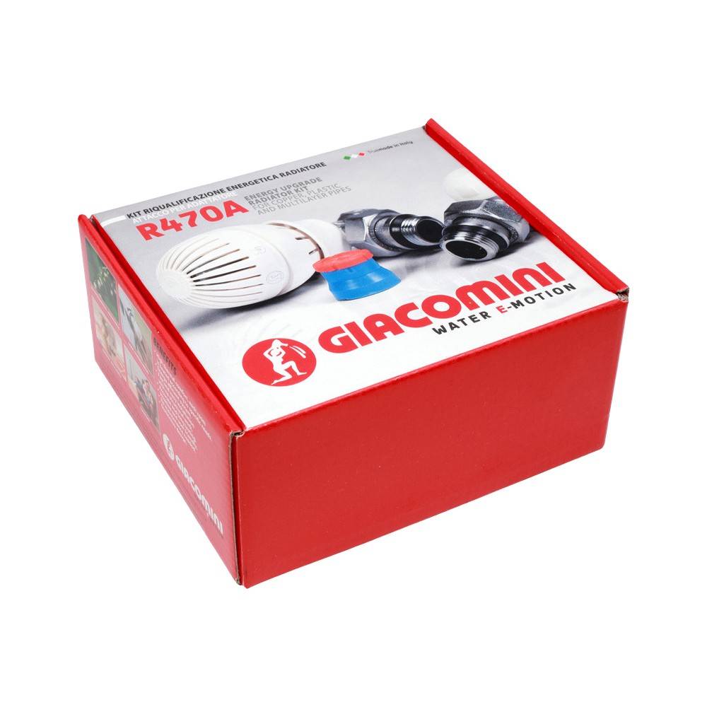 Комплект термостатический Giacomini R470AX013 прямой 1/2 x 16 мм R470AX013