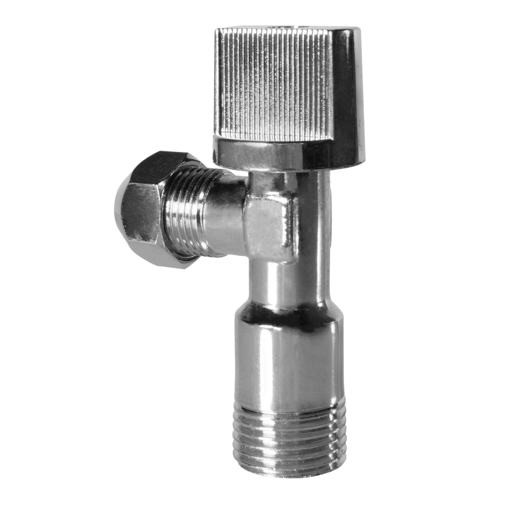 Кран шаровой угловой Royal Thermo OPTIMAL 1/2x3/8 для сантехприборов RTE 50.001