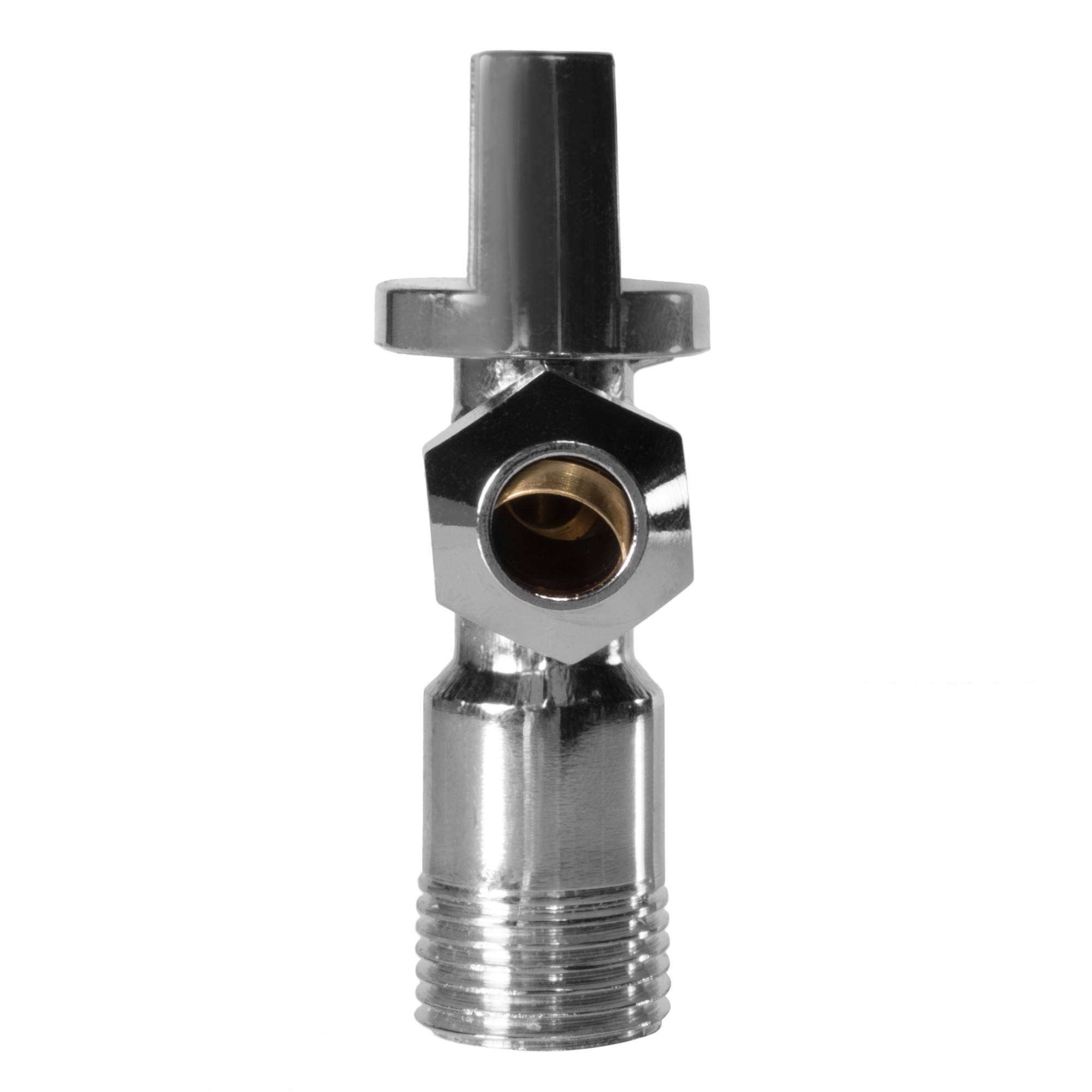 Кран шаровой угловой Royal Thermo OPTIMAL 1/2x3/8 для сантехприборов RTE 50.001