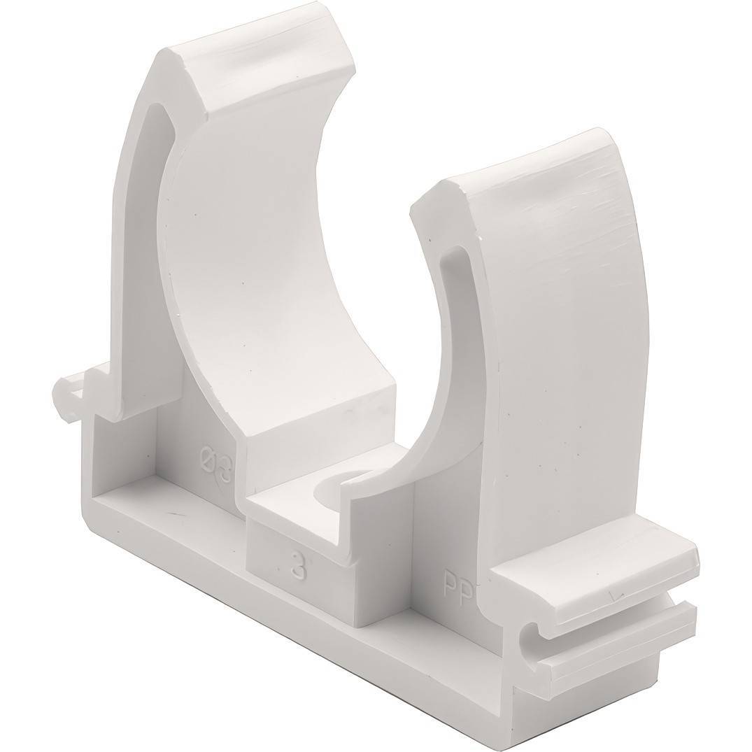 Фиксатор для полипропиленовой трубы Thermolight 32 мм белый 1620691