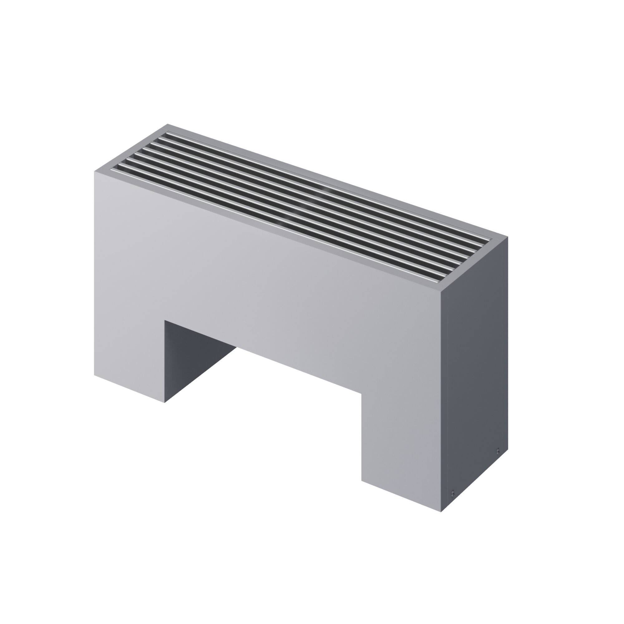 Конвектор напольный Royal Thermo STEP 180x180x700 мм серебро НС-1636132