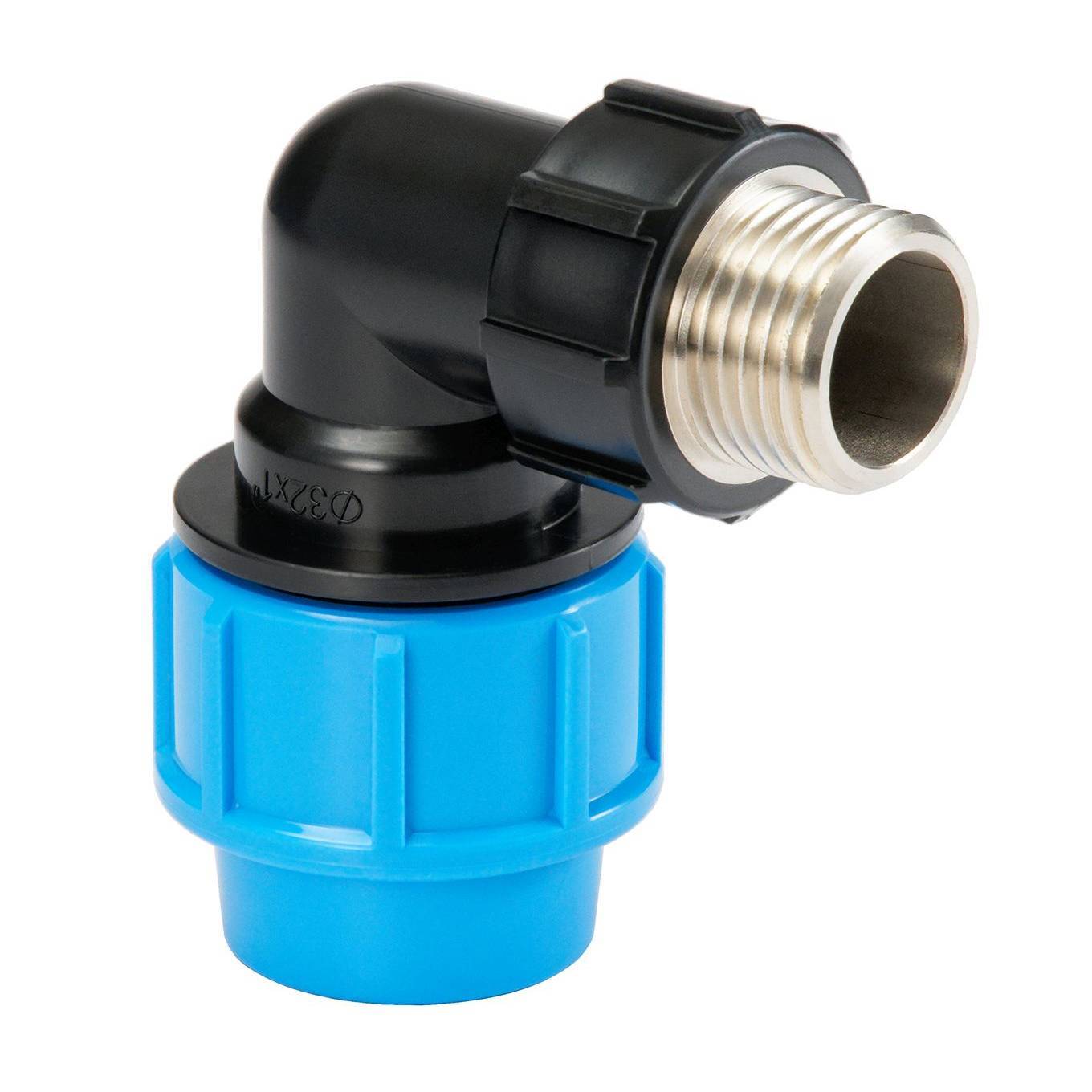 Отвод компрессионный ДЖИЛЕКС ПРО 32x1 НР комбинированный 9014