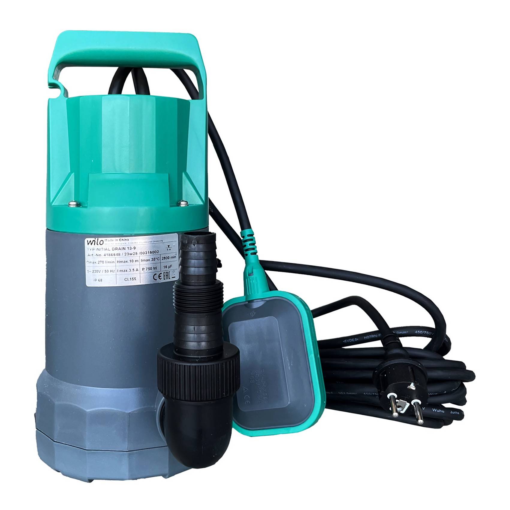 Насос дренажный Wilo Initian DRAIN 13-9 4245563