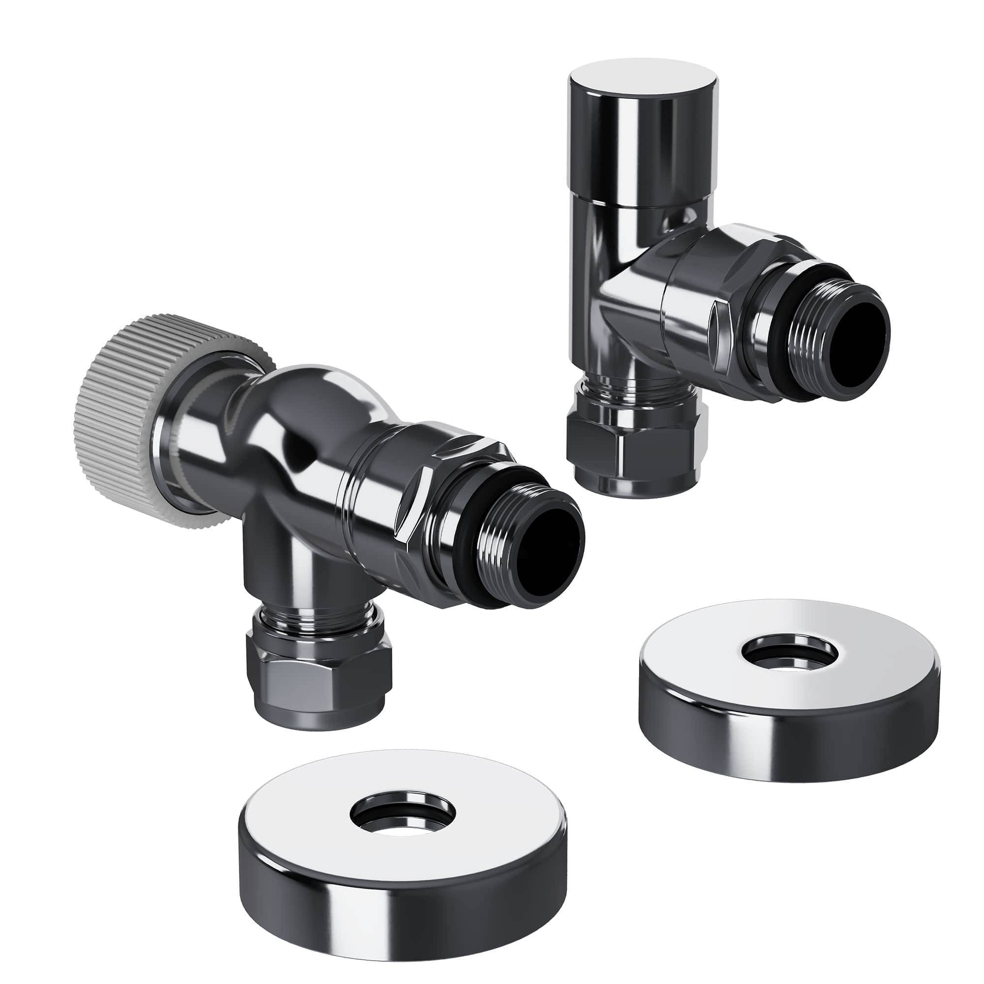 Набор термостатический осевой Royal Thermo Design Pro 15 мм M30x1,5 Хром НС-1646643