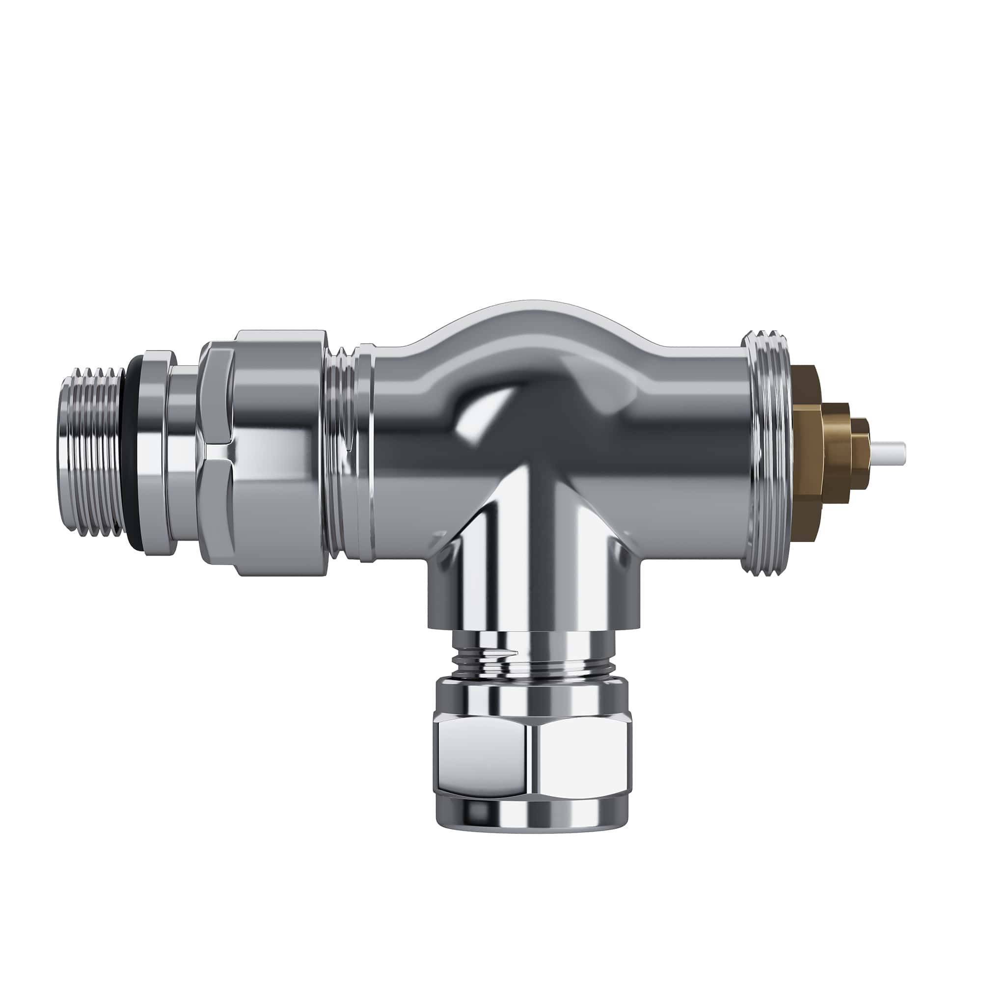 Набор термостатический осевой Royal Thermo Design Pro 15 мм M30x1,5 Хром НС-1646643