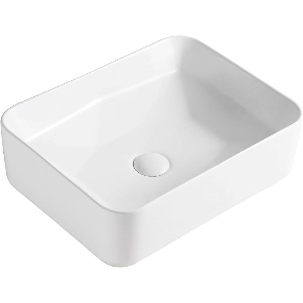 Раковина накладная Orange B02 белая B02-460w