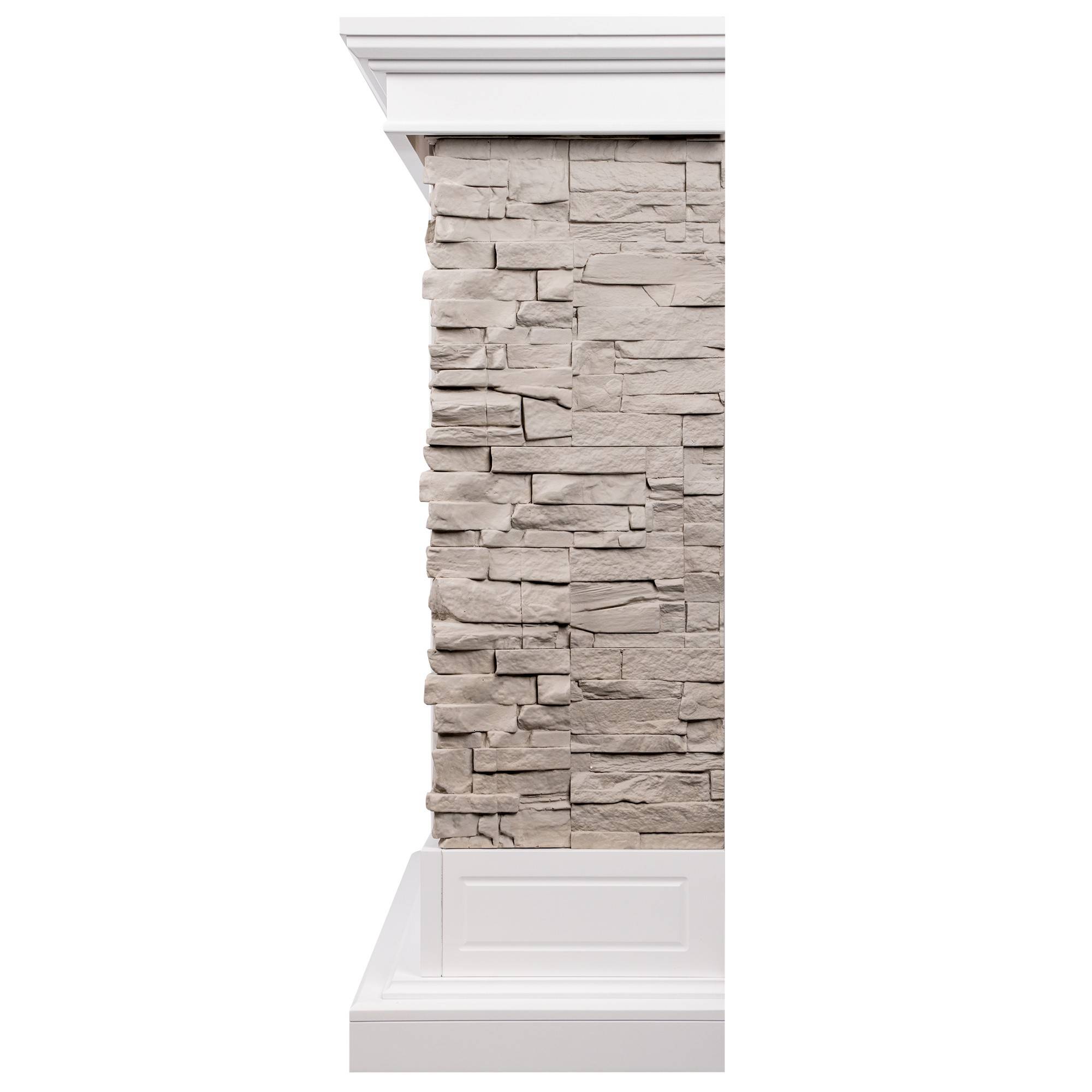 Портал для электрокамина Firelight Florida 25 белый, серый 1672686