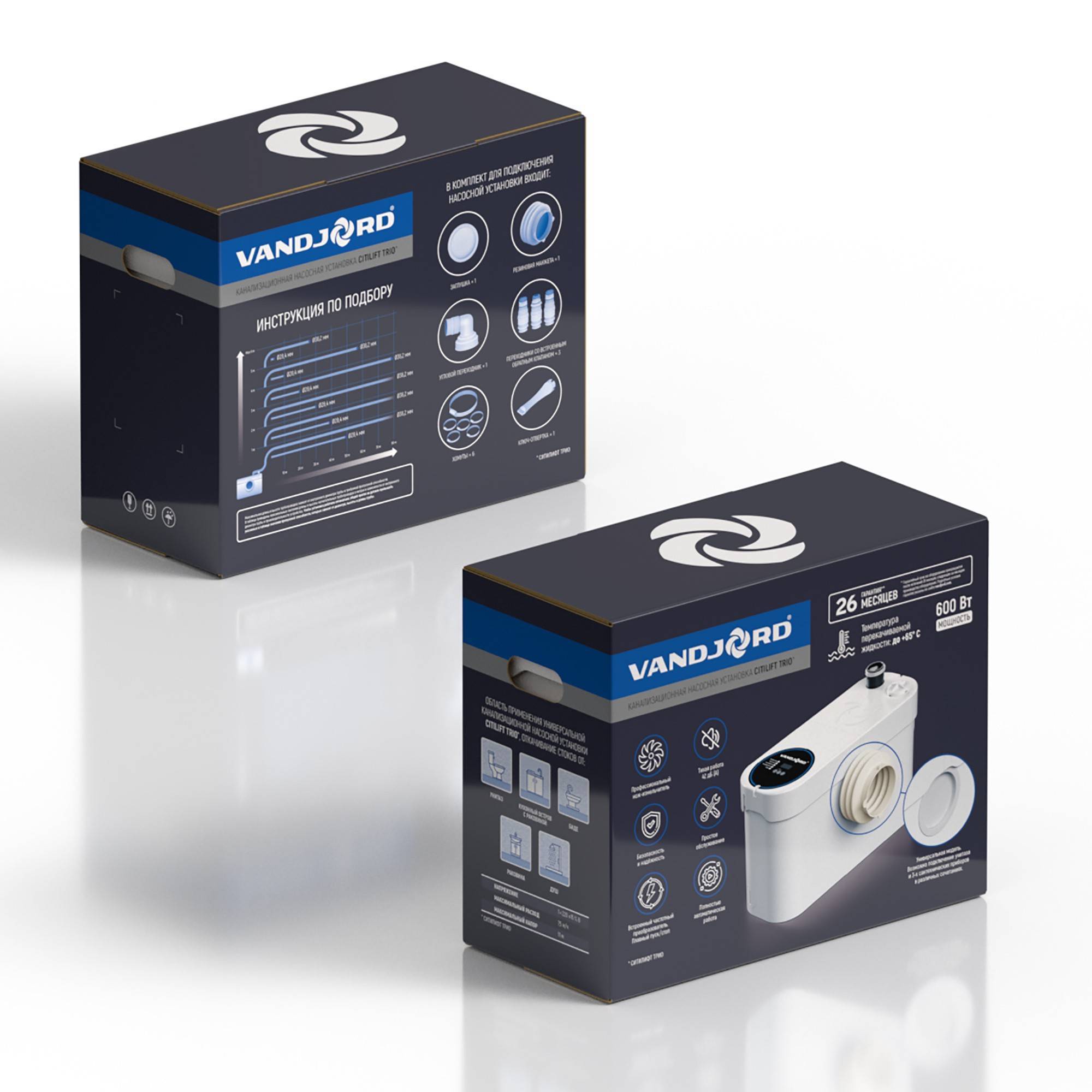 Канализационная насосная установка Vandjord CITILIFT TRIO 1691429