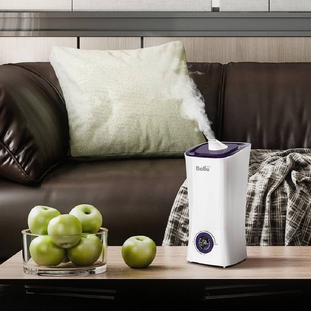 Увлажнитель воздуха ультразвуковой Ballu UHB-205 белый/фиолетовый UHB-205
