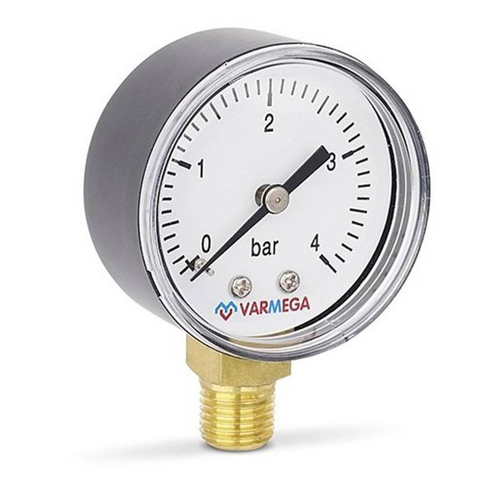 Манометр радиальный Varmega 50 мм 4 бар 1/4 VMMT10-500402
