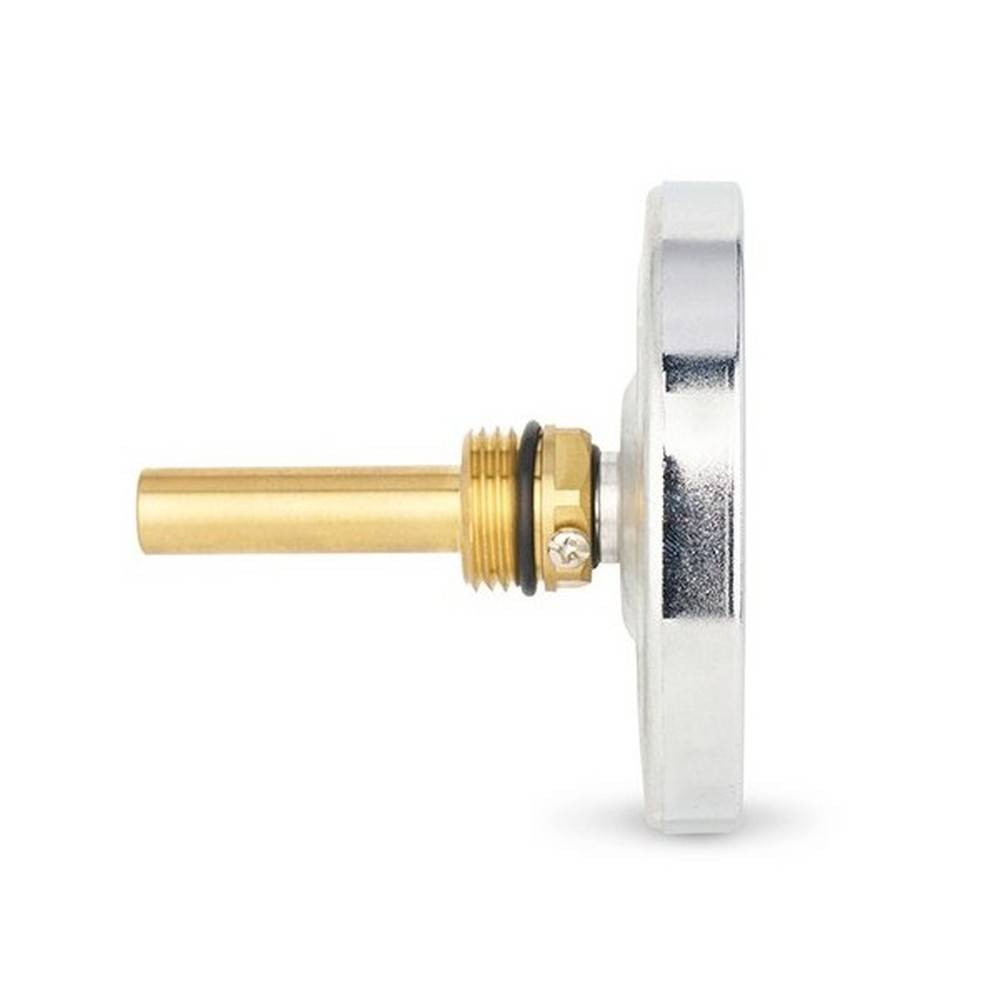 Термометр биметаллический VARMEGA 80 мм 0-120 °C радиальный 1/2 штуцер 50 мм VMMT03-805004