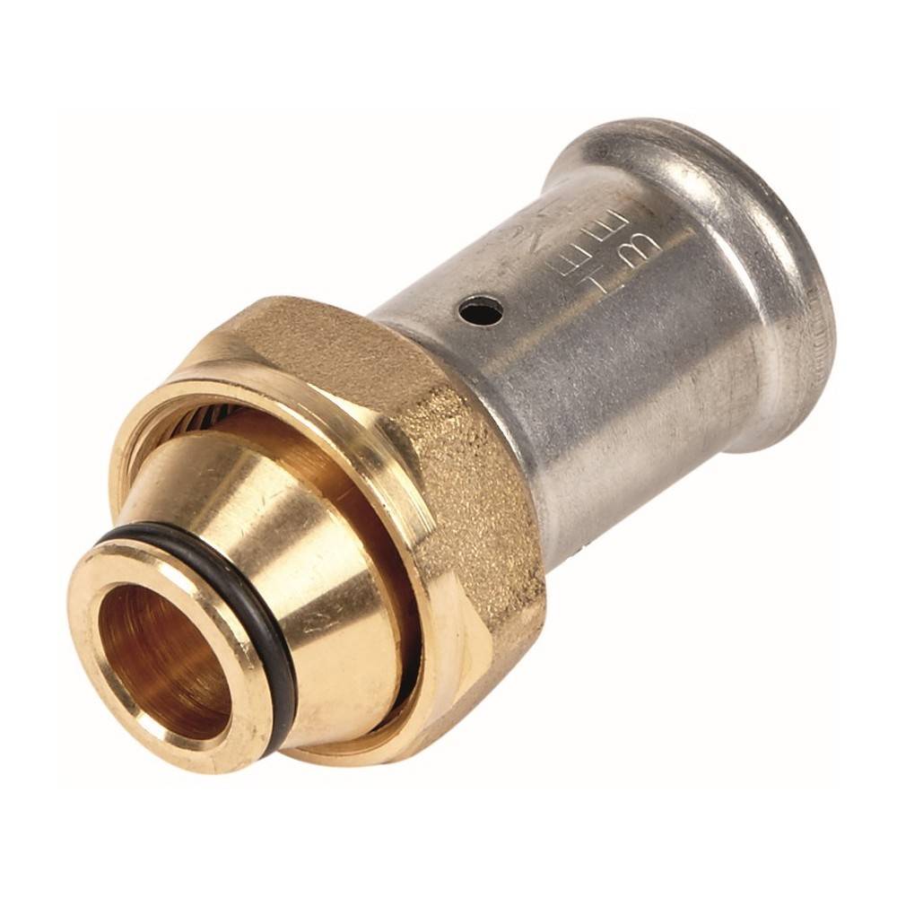 Муфта для евроконуса пресс Henco латунная 20x3/4 EK 15-2005