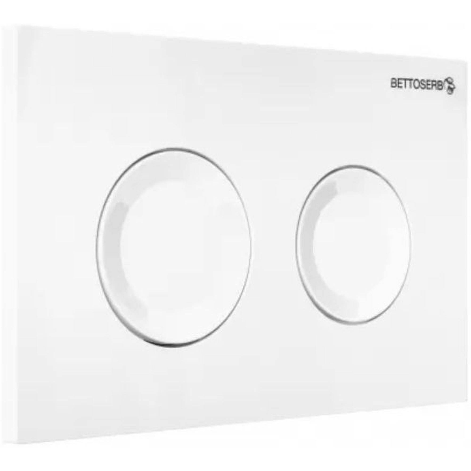 Система инсталляции для унитаза Bettoserb Sava Free Standing с клавишей смыва Cool белый глянец круглая 1637759