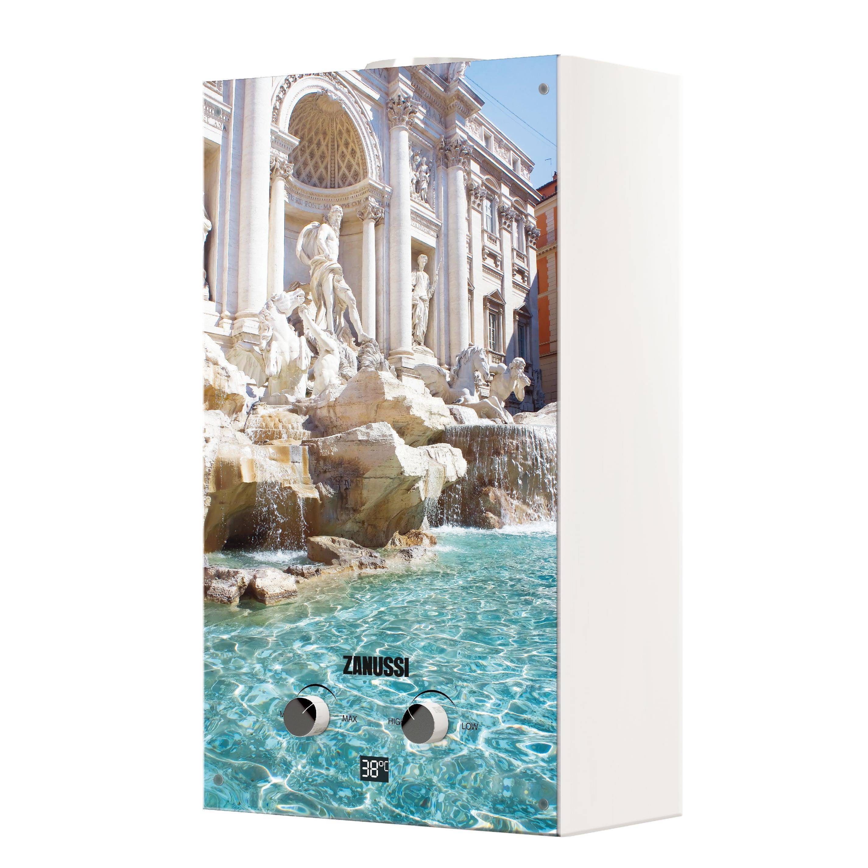 Газовая колонка Zanussi GWH 10 Fonte Glass Trevi