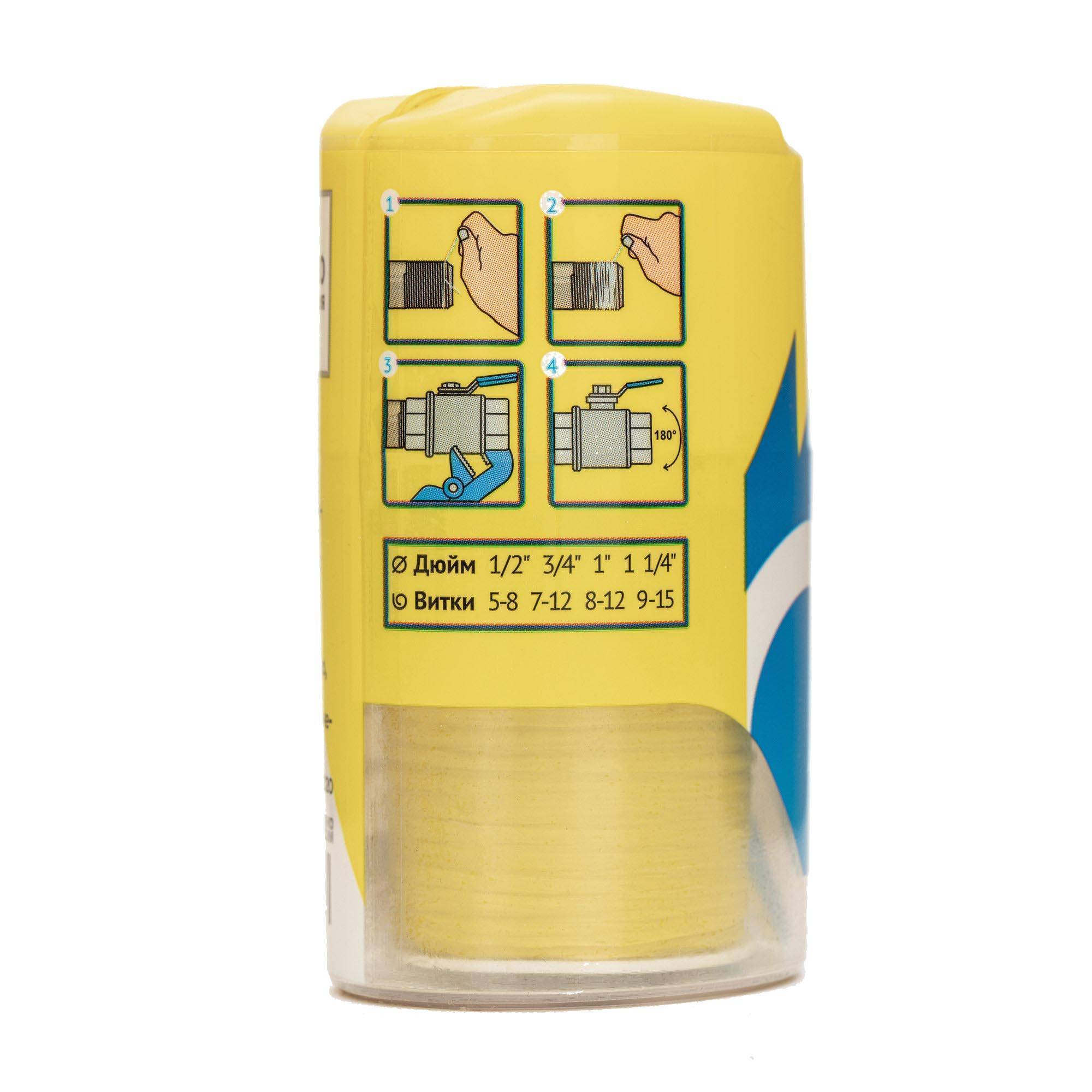 Нить уплотнительная СантехМастер GAZMASTER газовая 160 м бокс 1651482