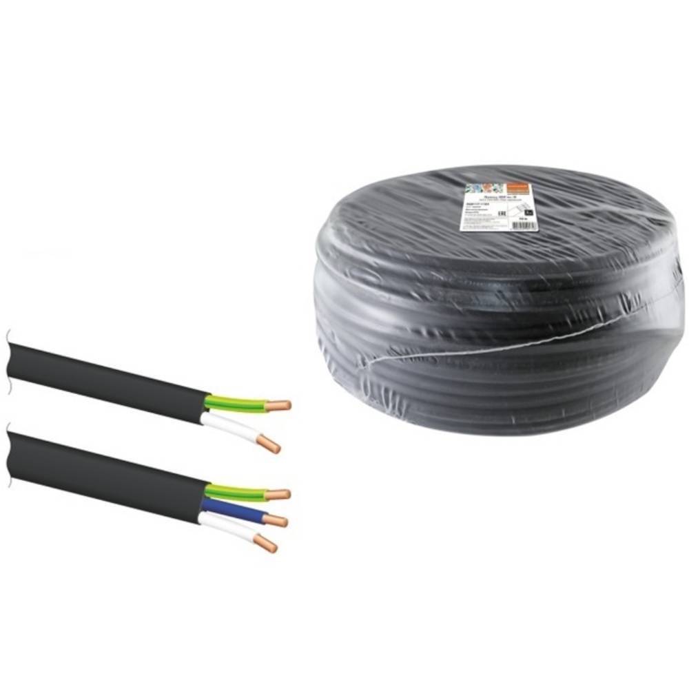 Кабель TDM ELECTRIC ВВГмб-П нг(А)-LS 3х2.5 мм² 220/380 В 100 м SQ0124-0105