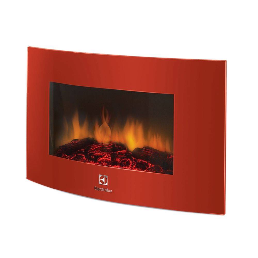 Электрокамин Electrolux EFP/W-1200URLS Красный настенный 1070931