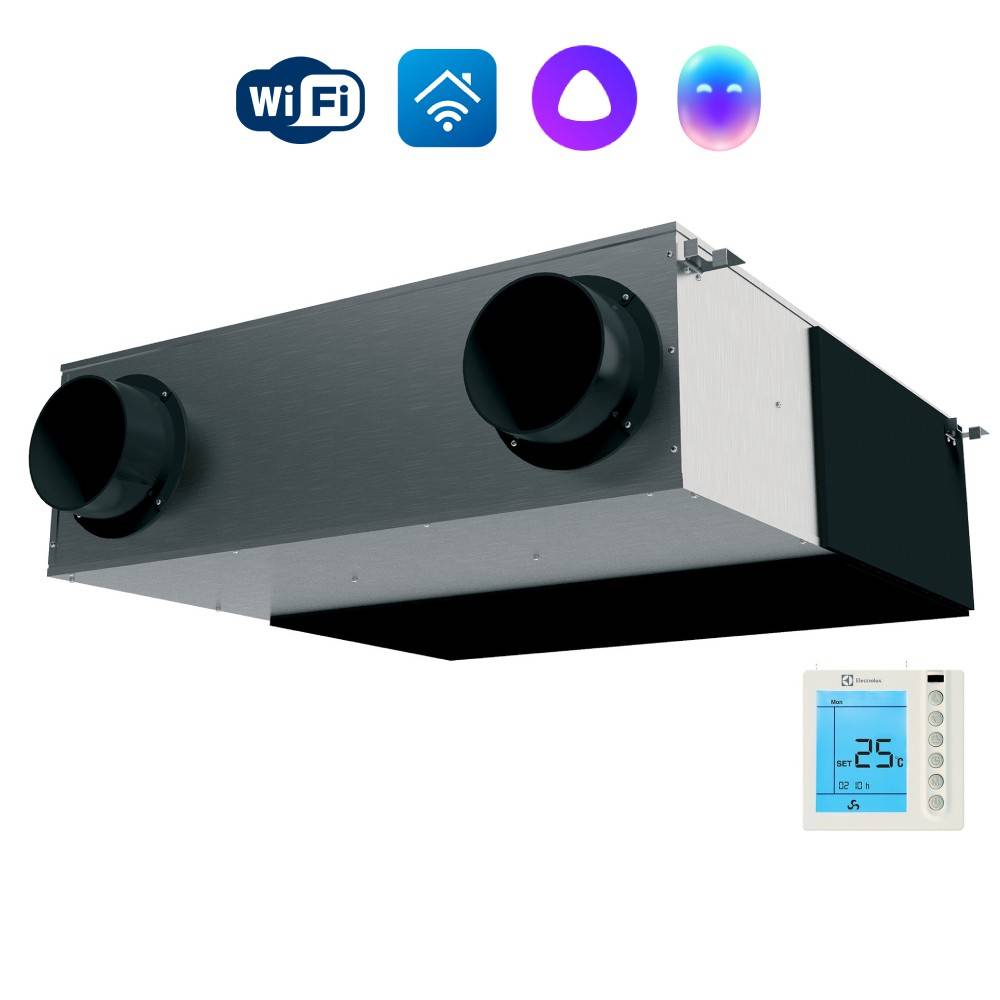 Приточно-вытяжная установка Electrolux STAR EPVS-200 с фильтр-боксом FBCr 100 НС-1493684