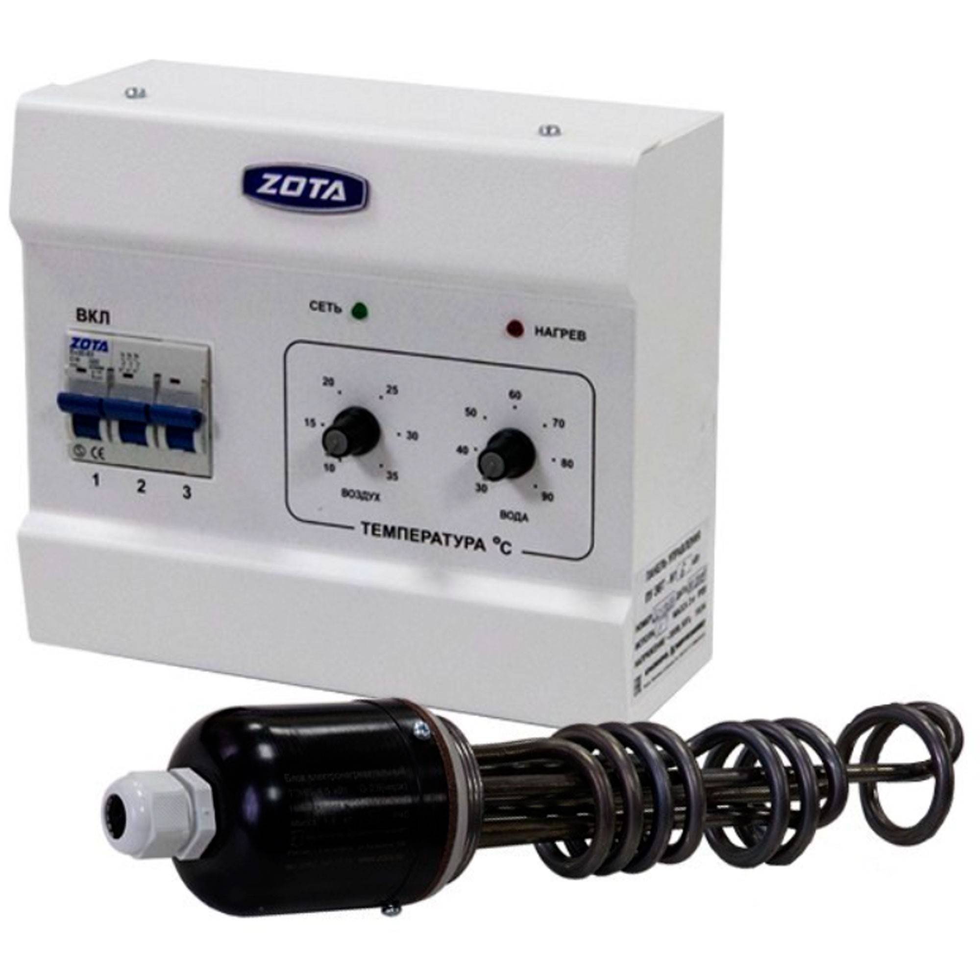 Комплект для подключения ТЭНБ к котлам ZOTA 6 кВт ПУ и ТЭНБ НС-1450523