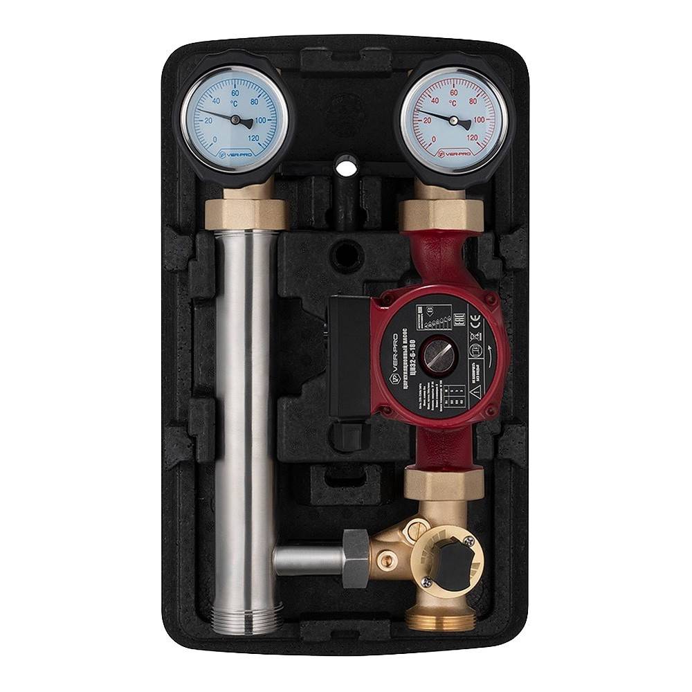 Насосно-смесительная группа VIEIR с 3-ходовым смесительным клапаном без насоса 1 1/2 x 1 VP230