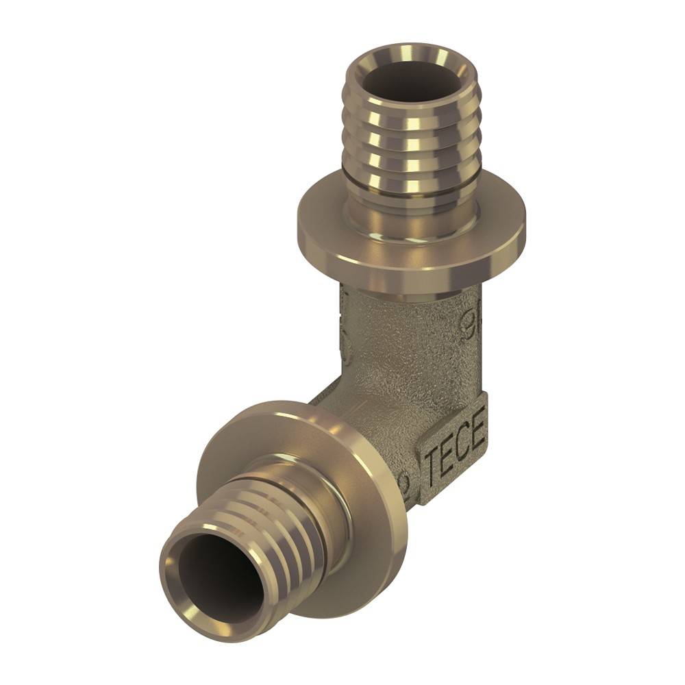 Уголок соединительный TECE 90 градусов 25х25 мм латунь 767025
