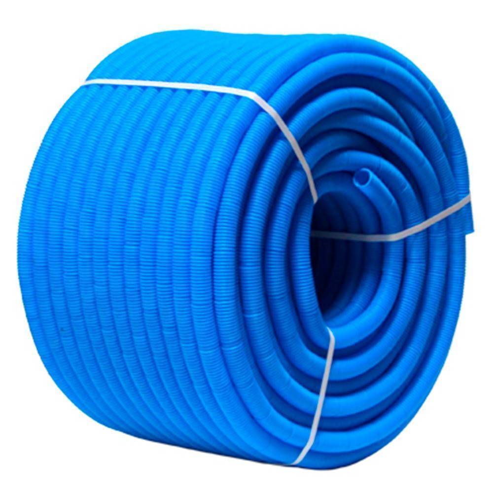 Труба защитная гофрированная Uni-Fitt 25 мм красная (для труб 16 мм) 100 м 1512671