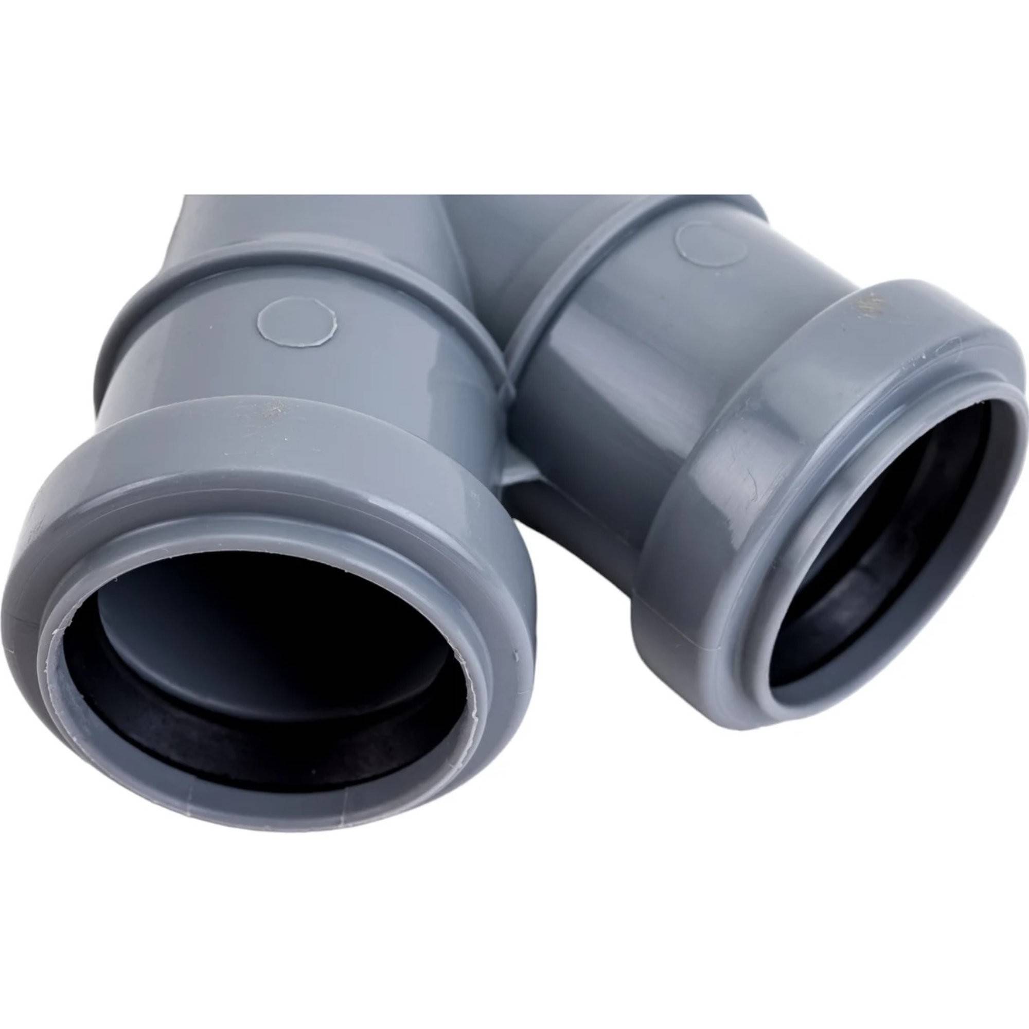 Тройник канализационный Политэк 40х40 мм 45° внутренний (25) 204045