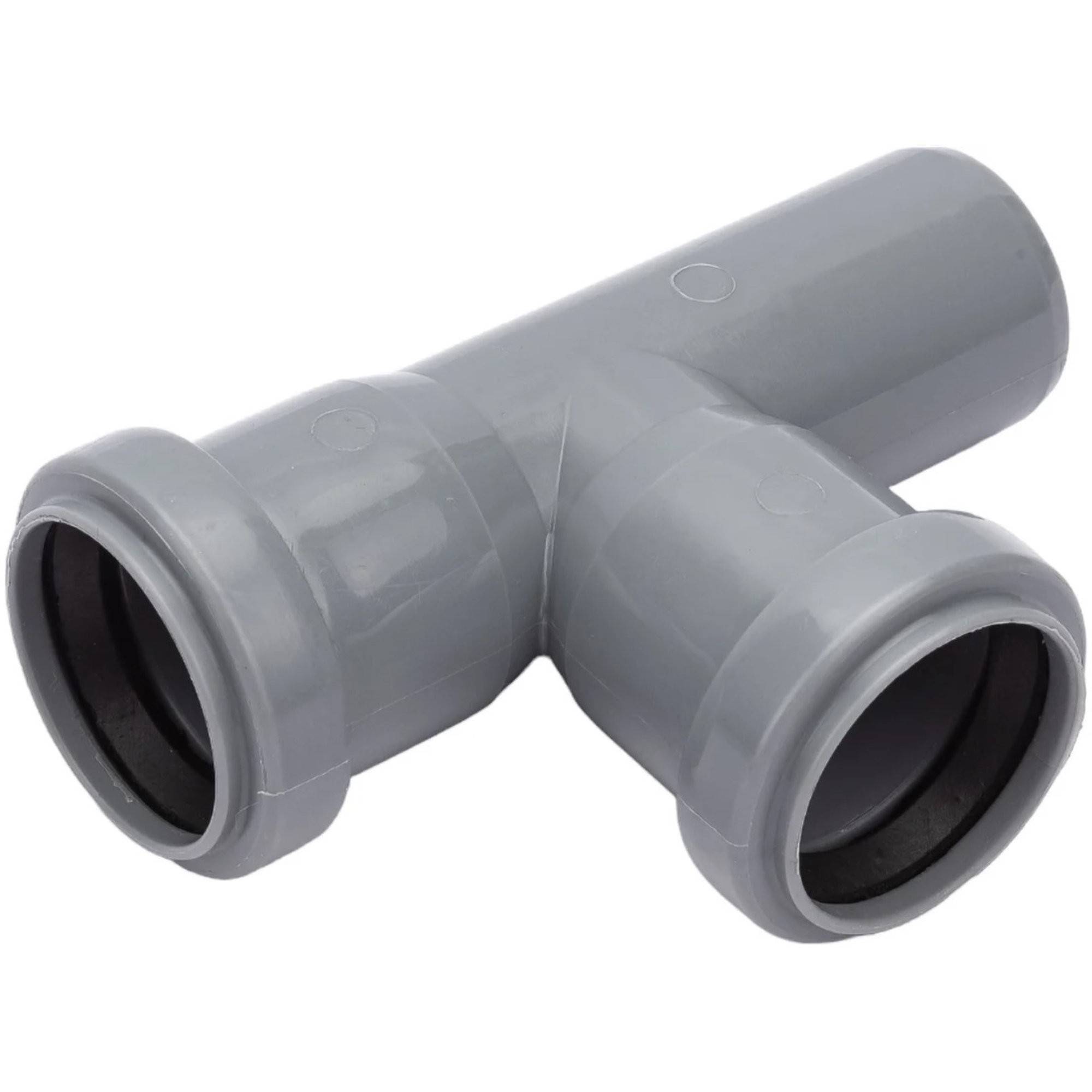 Тройник канализационный Политэк 40х40 мм 87.5° 1306905